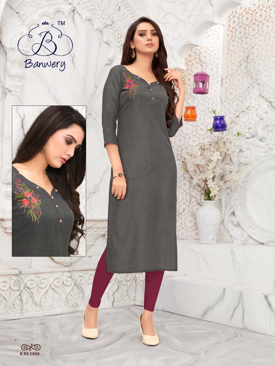 Banwery Blend Vol-2 Cotton Kurtis Catalog Banwery Blend Vol-2 Cotton Kurtis Catalog